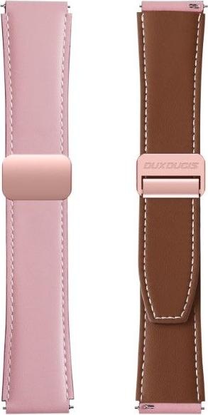 Produktbild Dux Ducis YA Series Echtleder Armband (20 mm, Echtleder, 20mm Anstossbreite, Galaxy Watch6, Galaxy Watch3 (41mm), Gear S2 Classic)