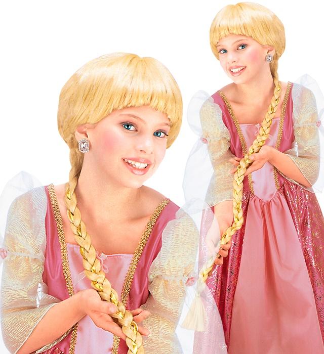 Immagine prodotto Widmann Parrucca di Rapunzel per bambini: con treccia extra lunga