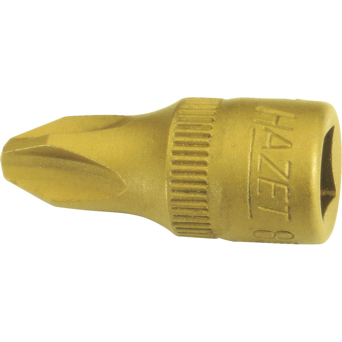 HAZET, Steckschlüssel + Stecknuss, Schraubendreher-Steckschlüsseleinsatz 8506-PH1 ∙ Vierkant6,3 mm (1/4 Zoll) ∙ Kreuzsch...