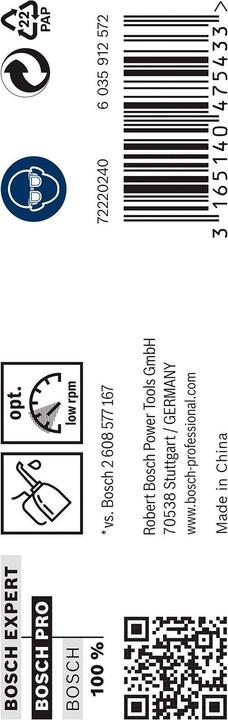 Immagine prodotto Bosch Professional Zubehör Trapano PRO Metal HSS-G, 12,1 x 101 x 151 mm (12,1 mm)