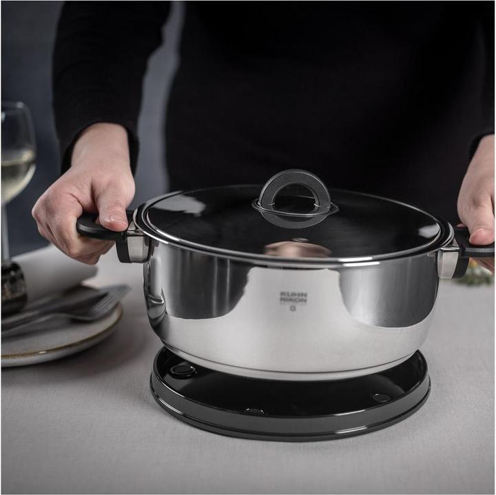 Produktbild Kuhn Rikon Servierkasserolle (18 cm, Bräter + Schmortopf, Edelstahl)