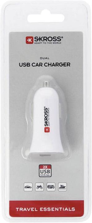 Actual product image Peter Jäckel SKROSS Dual USB PD Car Charger 65W White