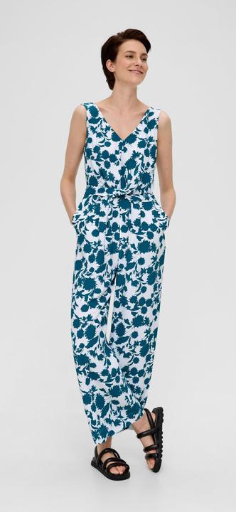 Produktbild S.Oliver Overall Viskose-Jumpsuit mit Taillengürtel (44)