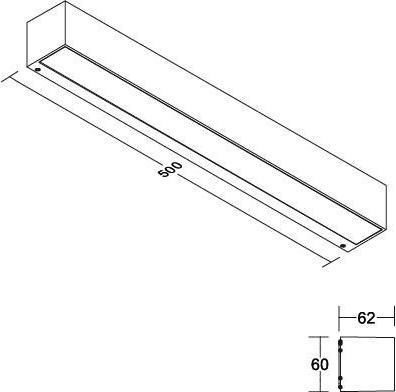 Actual product image Brumberg LED wall-mounted luminaire 65254103230V AC 50 HZ 18W 3.000K (1150 lm)