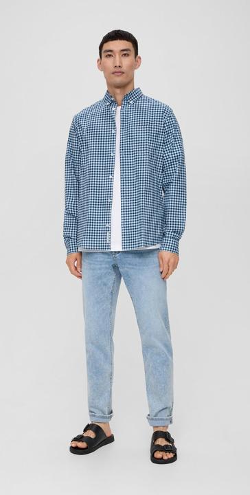 Immagine prodotto s.Oliver Hemd Slim: Karohemd aus Baumwollstretch (M)