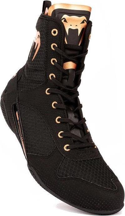Produktbild Venum Boxschuhe Boxstiefel / Elite / Schwarz-Bronze / EU 39 (39)