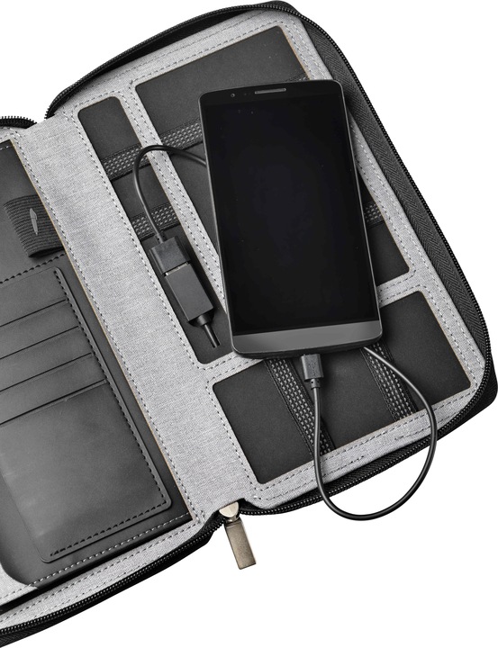 Actual product image Dufco Travel folder with powerbank (A6, 1 x)