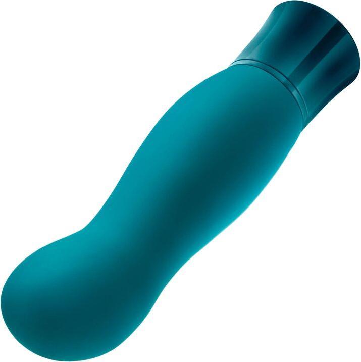 Actual product image Blush Novelties Oh My Gem - Fierce - 5.5" Puria Silicone G-Spot Vibrator - 5 Speeds & 5 Unique Vibra