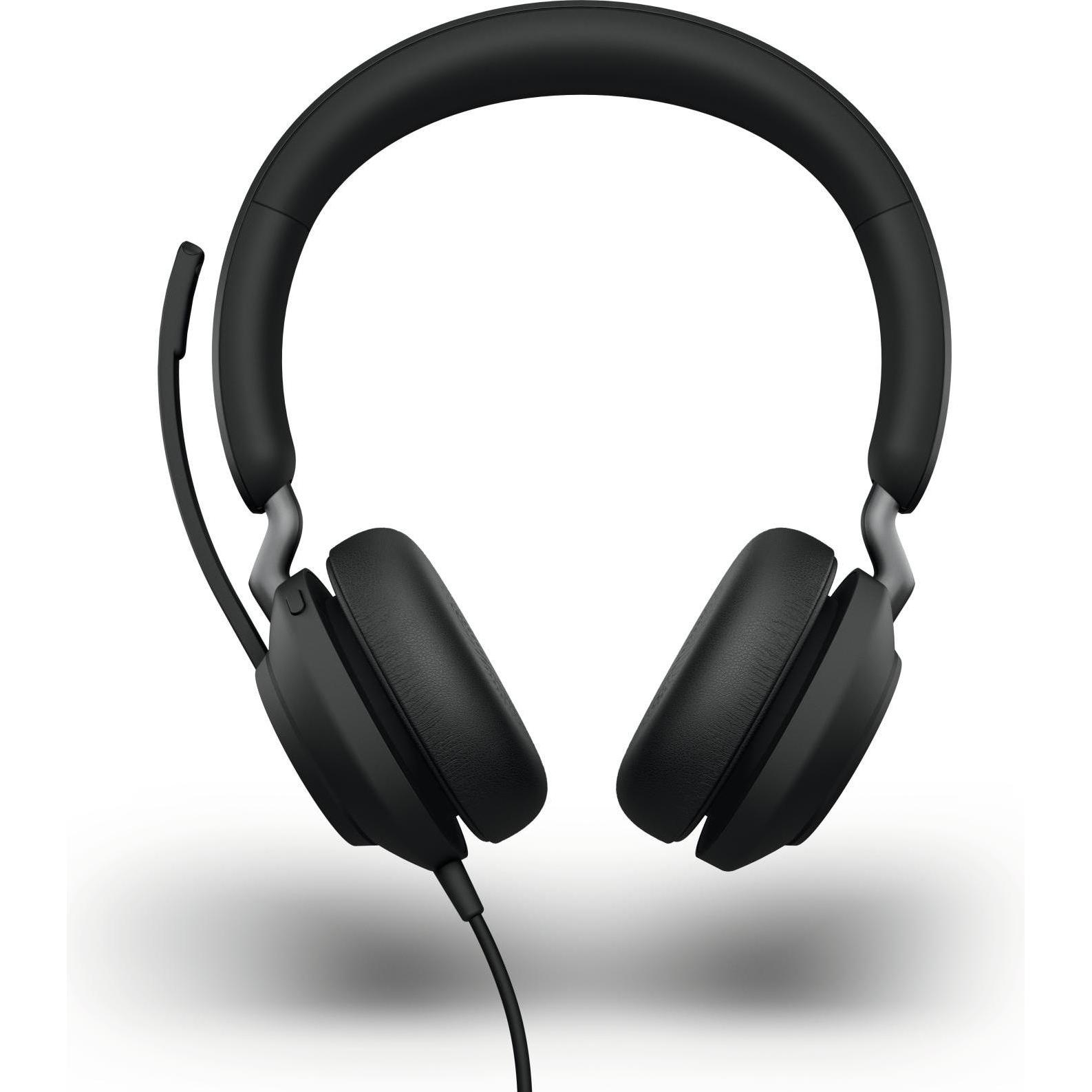 Jabra Evolve2 40 SE (Kabelgebunden, USB-A), Office Headset, Schwarz