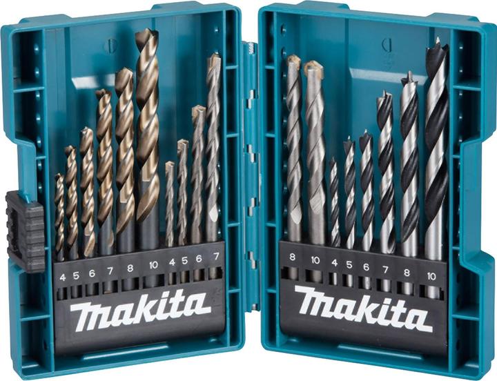 Makita Drill bit set (10 millimetres, 4 millimetres, 5 millimetres, 6 millimetres, 7 millimetres, 8 millimetres)