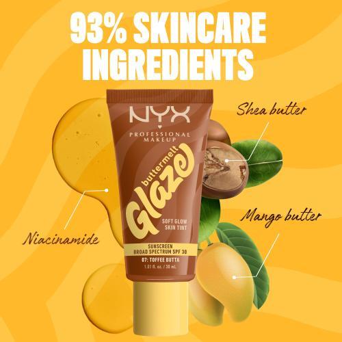 Actual product image NYX Professional Make-Up Buttermelt Glaze (07 Toffee Butta)