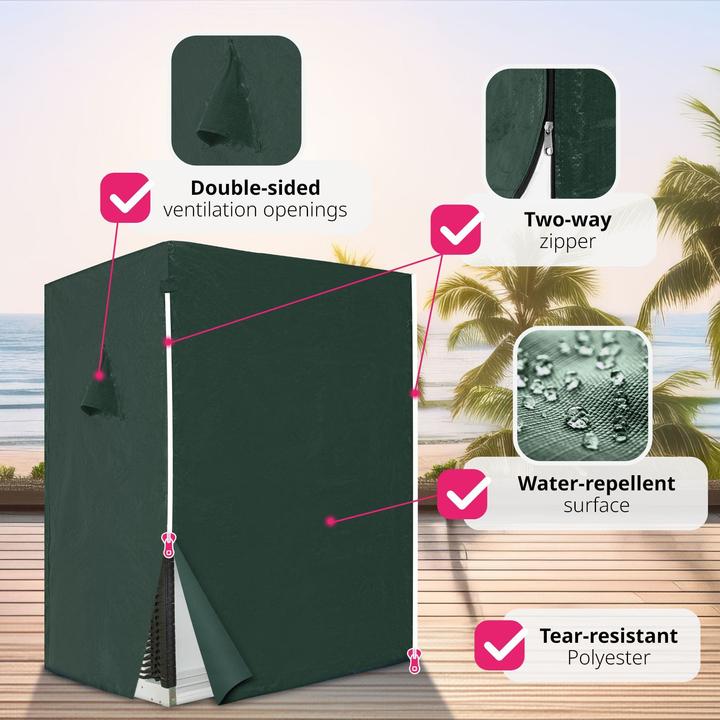 Produktbild tectake Strandkorb inkl. Schutzhülle