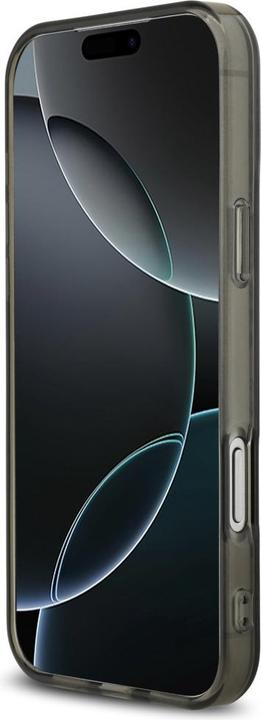 Actual product image Mercedes Case AMG Double Layer Transparent Smocked MagSafe for iPhone 17 Pro Max black (Apple iPhone 17 Pro Max)