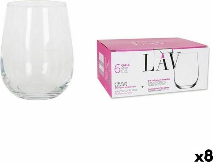 Image du produit LAV Set de verres 77949 6 pièces (8 pièces) (475 ml) (0.48 l, 6 x)