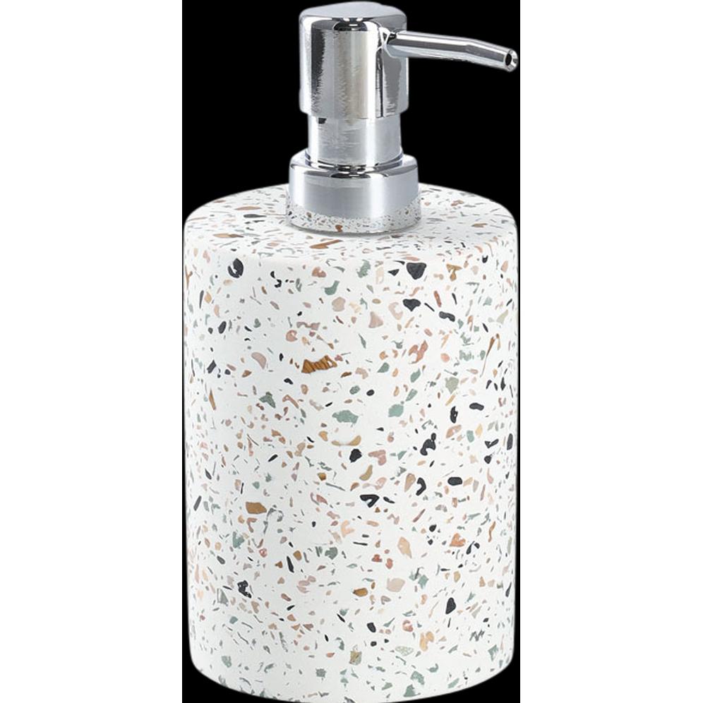 Zeller Present, Seifenspender + Seifenschale, Terrazzo
