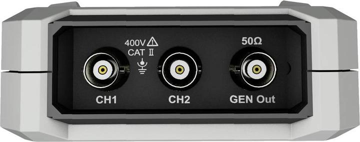 Actual product image Voltcraft DSO-2202H + AFG Handheld Oscilloscope 200MHz 2-channel 1 GSa/s 8 kpts 8 Bit Handheld 1pce. (CAT II 400V)