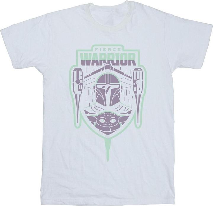 Produktbild Star Wars The Mandalorian Fierce Warrior Patch TShirt (3XL)