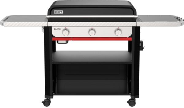Actual product image Weber Slate GPD Premium Stand-Up Griddle 76 cm Plancha Gasbarbecue Barbecue 3 Burners |folding side