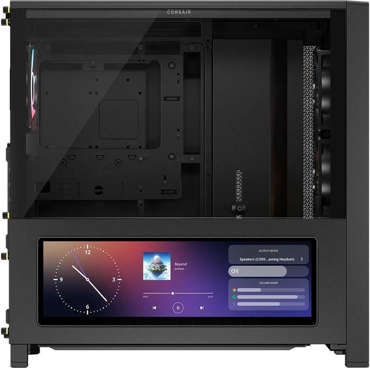 Produktbild Corsair 4000D FRAME LCD RS ARGB BLK CASE (ATX, E-ATX, Micro ATX (mATX), Mini-ITX)