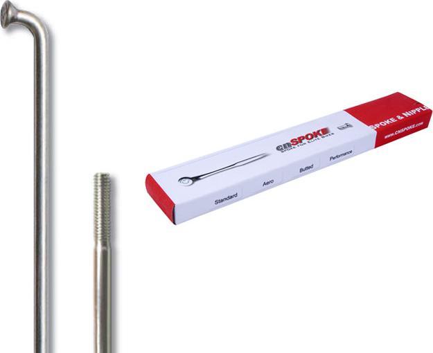 Actual product image cnSpoke Spokes STD14 2.0-2.0-2.0 Stainless steel 278 mm Silver + Nyple 144 pcs.