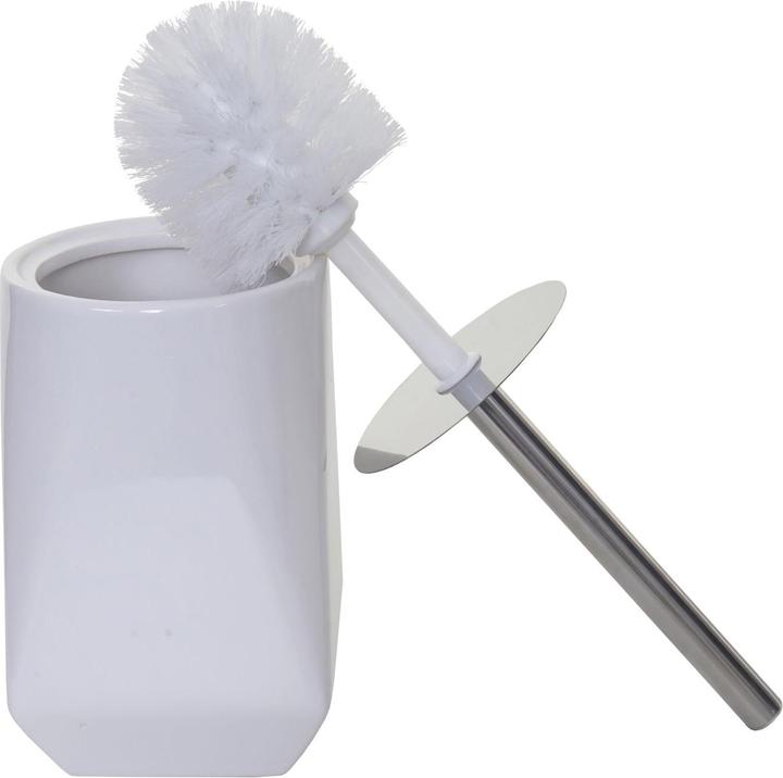 Image du produit Swisshandel24 Ensemble de salle de bains 5 pièces, ensemble WC Accessoires de salle de bains, céramique - blanc