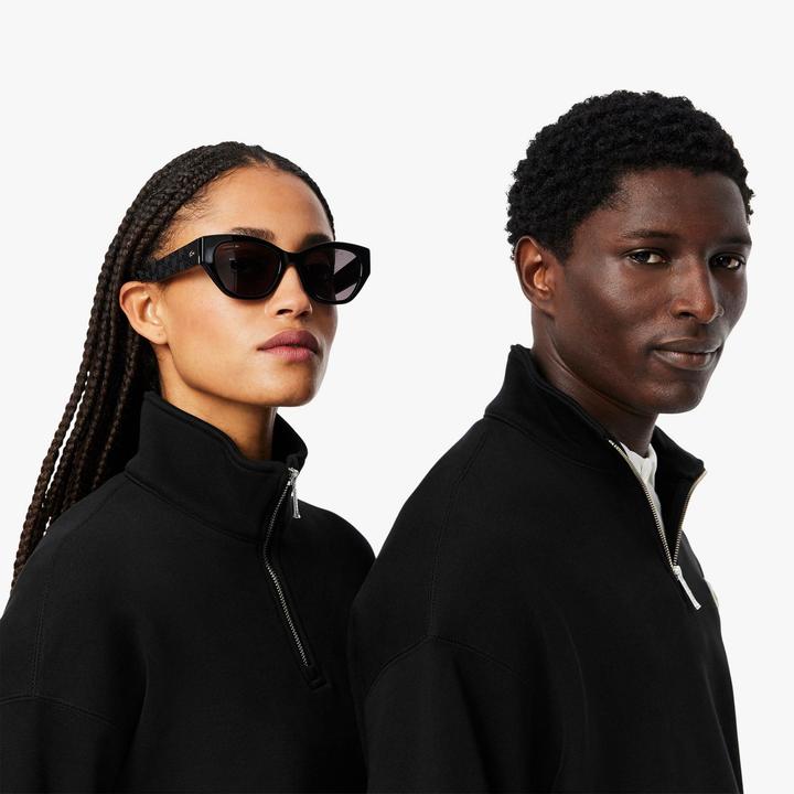 Produktbild Lacoste Accent Sweatshirt Reissverschluss lose Passform (S)