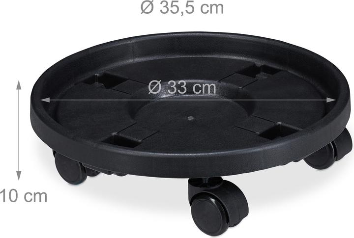 Image du produit Relaxdays Pflanzenroller