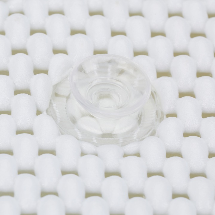 Actual product image Relaxdays Bath Pillow, With 8 Suction Cups (28.5 x 5.5 x 19 cm)
