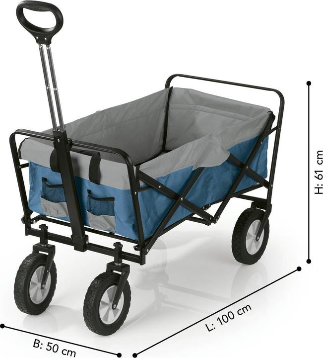 Actual product image Easymaxx Bollerwagen 100 x 50 x 61 cm