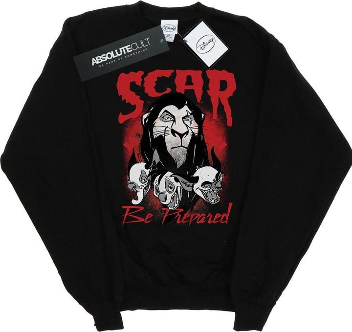 Produktbild Disney The Lion King Scar Be Prepared Sweatshirt Mädchen (152, 158)