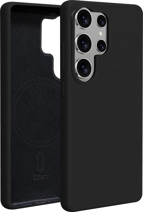 Actual product image Etteri Silicone Mag case for Samsung Galaxy S25 Ultra black (Samsung Galaxy S25 Ultra)