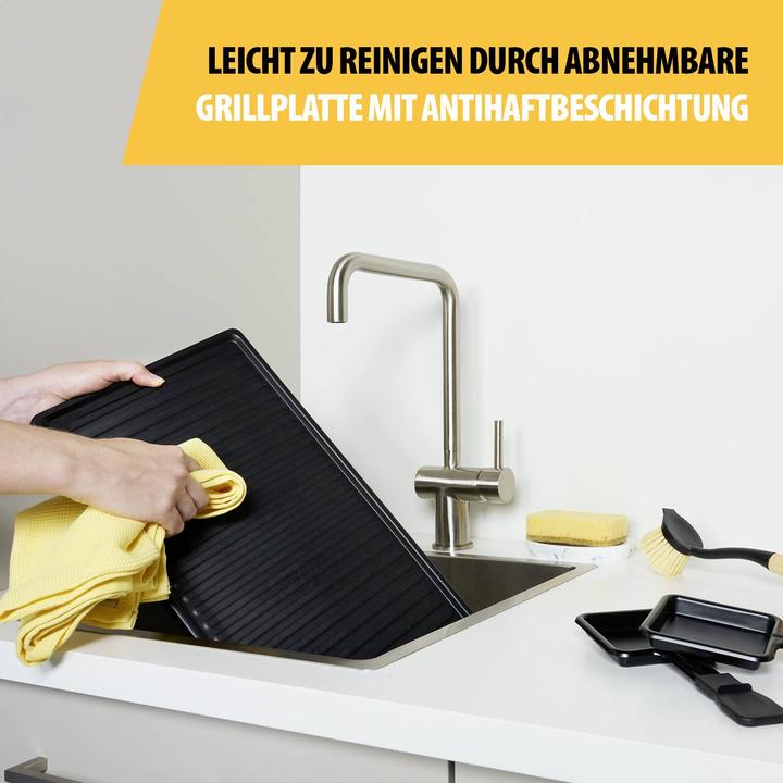 Produktbild Tristar Gourmetstel RA-2746 - Gourmetset Raclette 8 personen - Met regelbare thermostaat - Zwart/RVS
