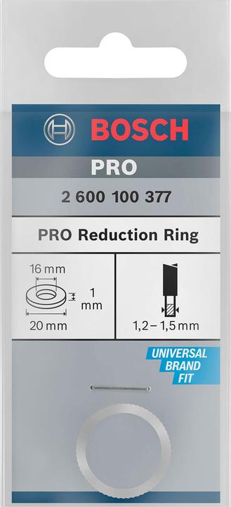 Actual product image Bosch Professional Reducing ring for PRO circular saw blade, 20 x 1 x 16 mm