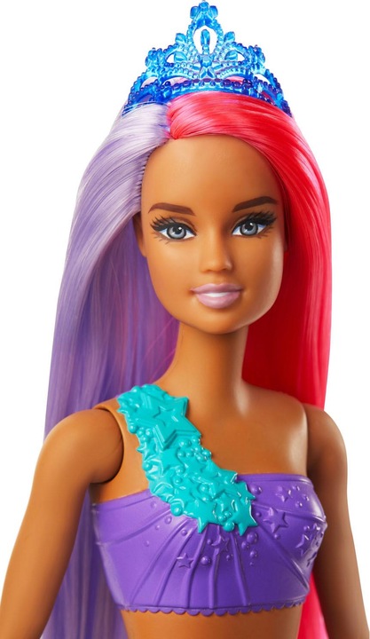 Produktbild Barbie Dreamtopia Meerjungfrau Puppe (pink- und lilafarbenes Haar)
