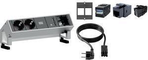 Actual product image Bachmann DESK2 tabletop Power strip (2 x, CEE 7/3, 0.20 m)