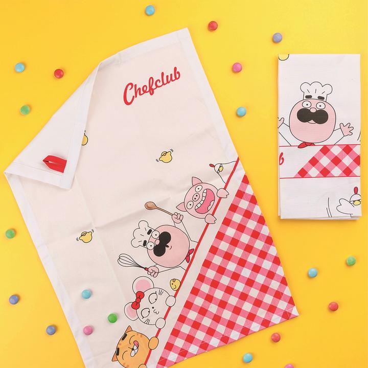 Actual product image Chefclub Lot 2 torchons de cuisine (35 x 50 cm)