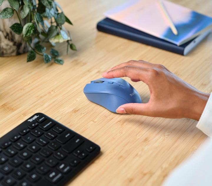 Produktbild Trust Mydo Silent Wireless Mouse Blue (Kabellos)