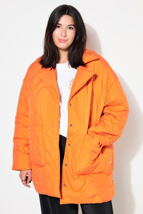 Produktbild Studio Untold Steppjacke, Loose Shape, Wellenstepp, Reverskragen, Seitenschlitze (42, 44)