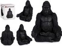 Actual product image Giftdecor gorilla open hands black
