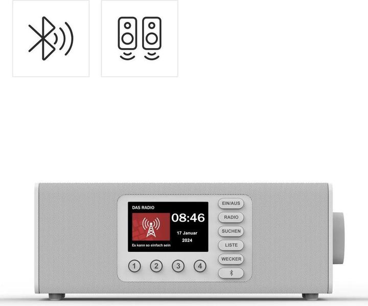 Produktbild Hama DR2002BT (DAB+, FM, DAB, Bluetooth)