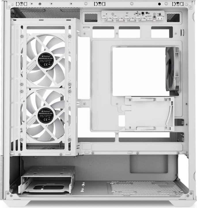 Produktbild Sharkoon MK7 ARGB White (weiss, Tempered Glass) (mATX, Mini-ITX)
