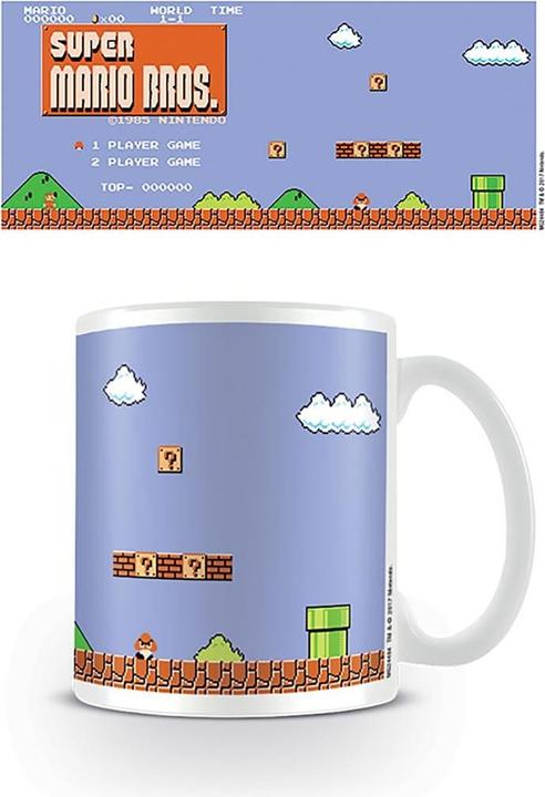 Actual product image Pyramid Super Mario Bros. Cup Retro Title (315 ml, 1 x)