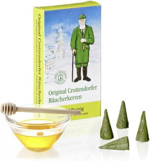 Crottendorfer 1004 - candele d'incenso miele di bosco M, 24 pezzi
