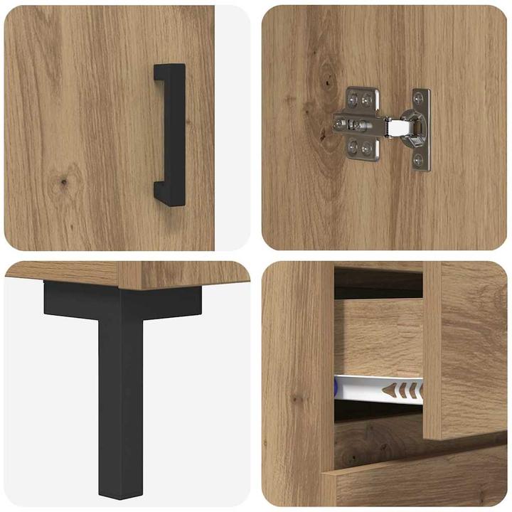 Produktbild vidaXL Modernes Highboard (34.50 x 34 x 180 cm)