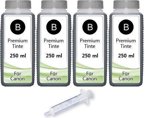 Produktbild Druckfuxx 1000ml Nachfüll Tinte für Canon Pixma MP140 MP150 MP160 MP170 MP190 MP210 Black