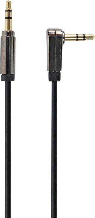 Actual product image Gembird CCAP-444L-6 Audio Cable 1.8 m 3.5mm Black (1.80 m)