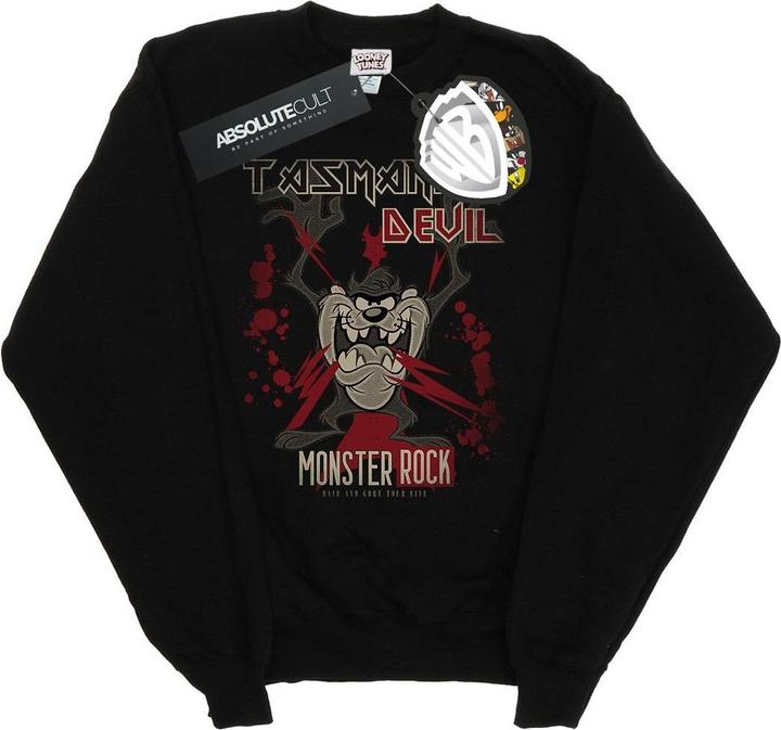 Immagine prodotto Looney Tunes Tasmanian Devil Monster Rock Felpa Uomo (3XL)