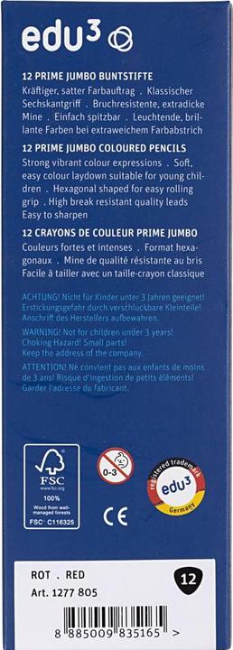 Produktbild EDU3 edu Jumbo Coloured Pencils (12x)