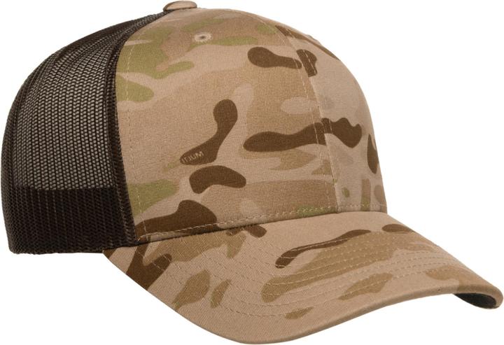Actual product image Flexfit Multicam retro trucker cap