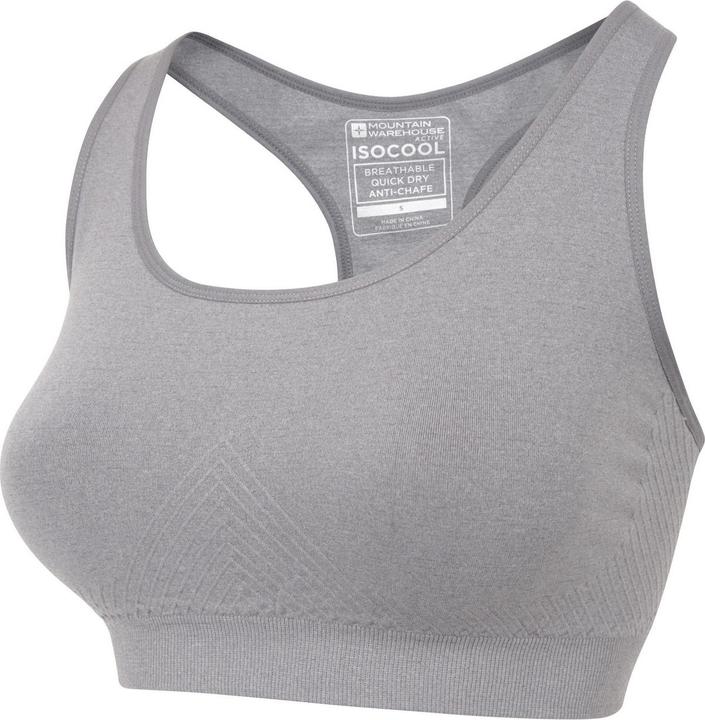 Actual product image Mountain Warehouse Womens/Ladies Anti-Chafe Seamless Sports Bra (L)